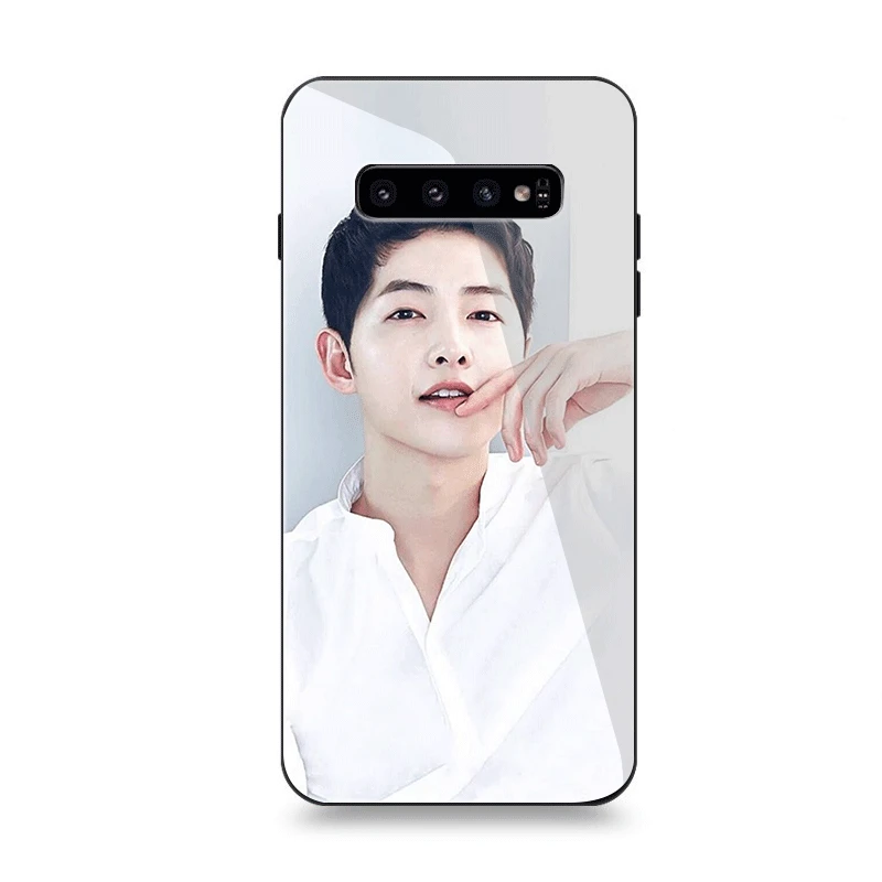 Мобильный чехол для телефона Стекло для samsung A10 A20 A30 A40 A50 A60 A70 S7 край S8 Plus Note 8 9 S10 крышка сон Джун Ки - Цвет: G4