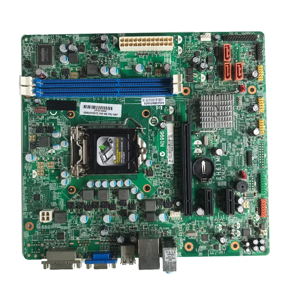 Высокое качество для lenovo Edge72 Настольный FRU системной платы 03T6677 03T6675 IH61M LGA1155 DDR3 тестирование Быстрая