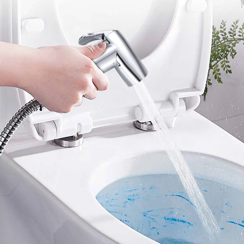 Handheld Bathrom Sprayer Bidet Flushing Flusher Head Nozzle Wall Bath Home & Garden YA9693981