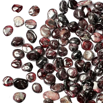 

50g Natural Deep Wine Garnet Gravel Rocks Quartz Pebbles Aquarium Decoration