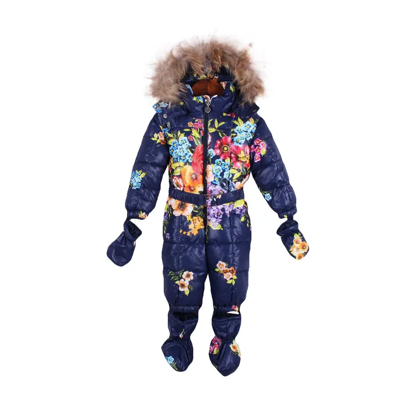 Brand winter kids coats jumpsuits