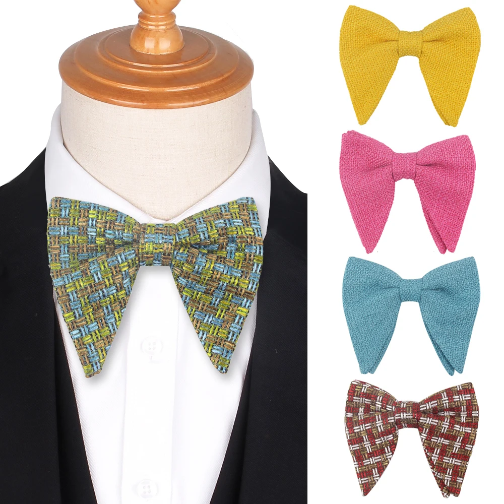 

Fashion Triangle Men Bow Tie Classic Big Bowtie For For Men Women Bowknot Adult Mens Bowties For Wedding Party Cravats Tie