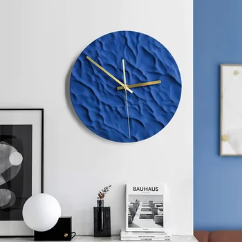 

Luxury Wall Clock Living Room Kitchen Minimalist Nordic Creative Mute Quartz Wall Clocks Unique Art Klokken Home Decor EA50ZB