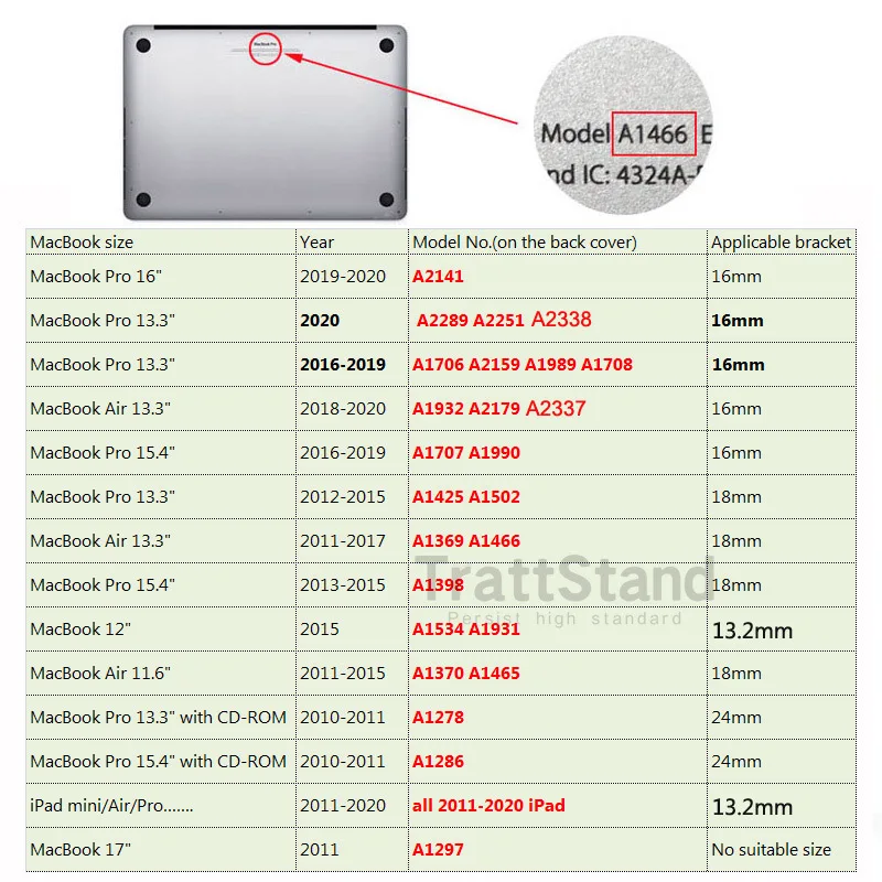 Suporte de Espaço-economia Erigido para Apple Suporte de Madeira Woodden Vertical Portátil Rack Desktop Suporte Macbook Pro ar 2021 m1 Braço Notebook - Imagem 5