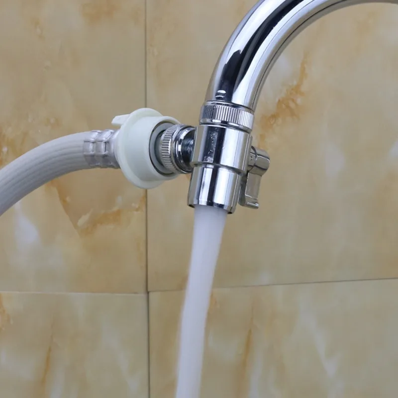 

Washing Machine Faucet Connector One Divided into Two Switching Valve Water Hose Multi-functional One into Two T-connector Acces