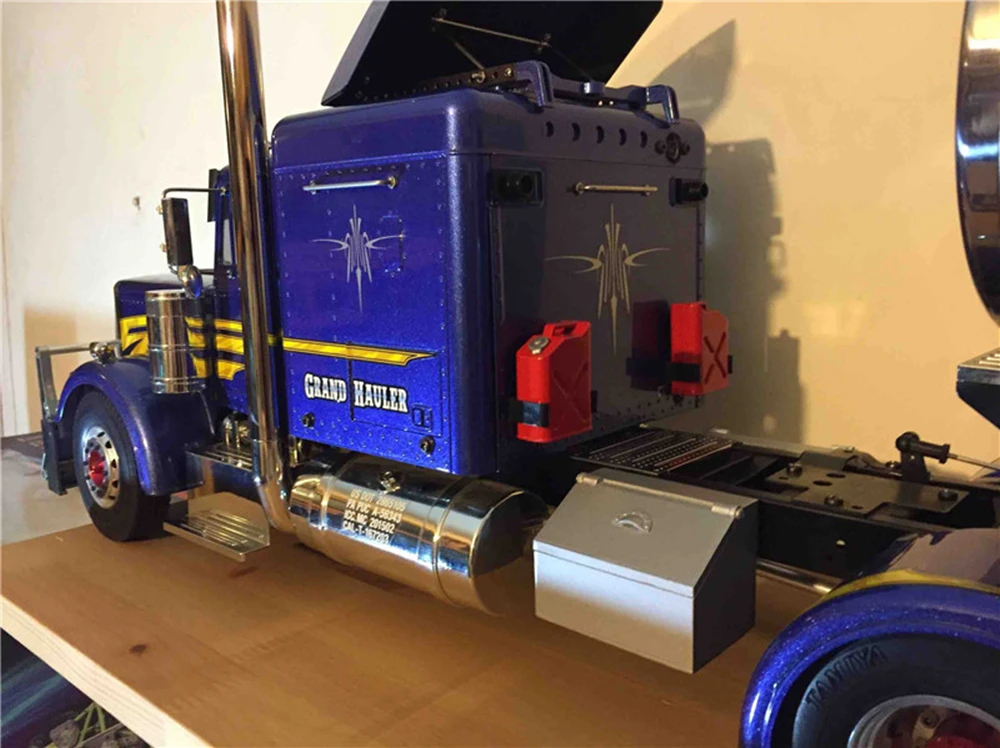 1 14 Rc Tamiya Trailer Arocs Truck черный пластиковый ящик для инструментов боковая коробка King