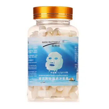 

1PC Summer Ice Cooling Capsule Mask Powder Collagen Protein Bioactive Peptides Rejuvenation Shrink Pore Whitening Mask
