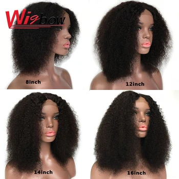 

Mongolian Afro Kinky Curly Lace Closure Human Hair Wigs 4x4 Curly Human Hair Lace Wig 8-16 Inch Kinky Curly Wig For Black Women