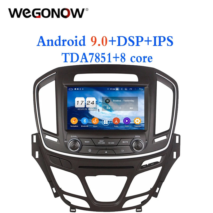 TDA7851 Android 9 0 4 Гб ОЗУ + 32 ГБ для Buick Regal Opel INSIGINA 2014 2016 автомобильный dvd плеер gps ГЛОНАСС