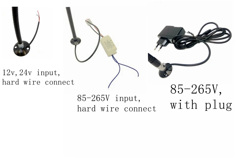 12v led flexible reading light for automotive