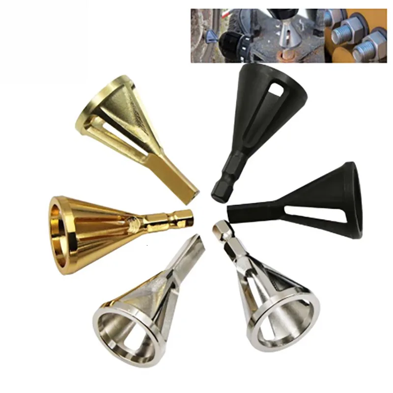 

Hex Triangle Shank Stainless Steel Remove Burr Tools for Drill Bit Wood Drilling Deburring External Chamfer Tool