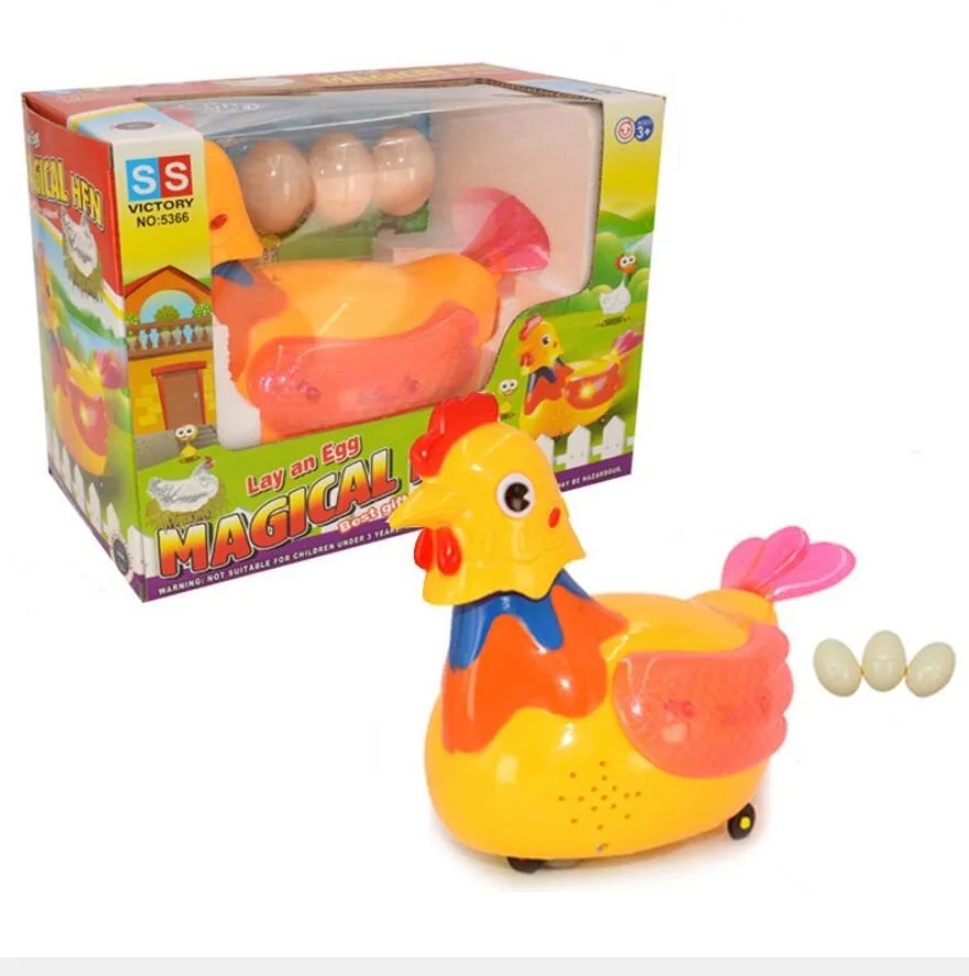 Электрическая детская музыкальная универсальная несущая курица маленькая курица Детские яйца игрушка ходьба обучающая игрушка ларек горячая распродажа