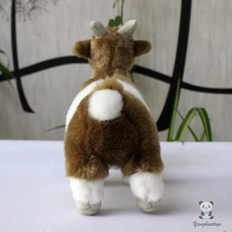 Милые нубийские куклы ibex, мягкие плюшевые игрушки-животные, настоящая жизнь, Капра ibex, нубиана, кукла, украшение