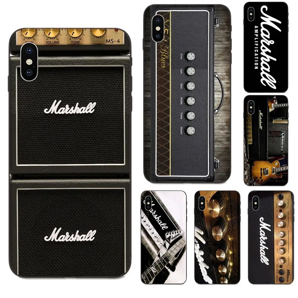 Marshall Электрический усилитель для гитары Apple iPhone 4 4S 5 5S SE 6 6S 7 8 11 Plus X XS Max XR Pro из