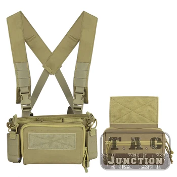 

Simple Version MK3 Chest Rig Set Lightweight Armor Carrier 5.56 Magazine Pouch For Hunting Airsoft Tactical Utility Chest Rig CB