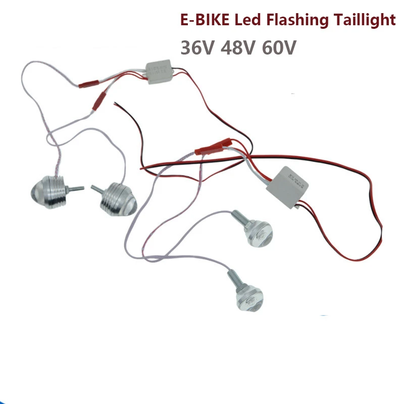 36V 48V 60V Led Knippert Achterlicht Elektrische Fiets EBike Scooter