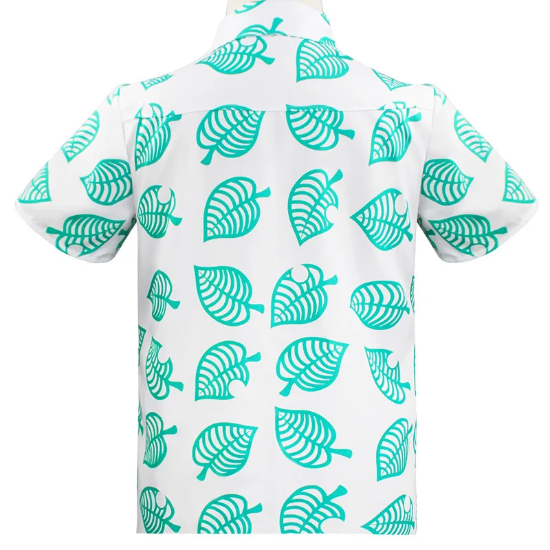 Adult Kid Animal Crossing Cosplay Costume T Shirt Tom Nook Shirt Blouse Summer Beach Short Sleeves Casual Tees Top Party Costume