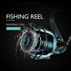 OURBEST 14+1BB Spinning Fishing Reel 5.5:1 4.7:1 Gear Ratio High Speed Carp For Saltwater Boat Fishing