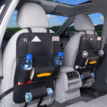 

Car Storage Bag Hanging Box Back Seat Bag Organizer Backseat Holder Pockets Car-styling Protector Auto Accessories For kid