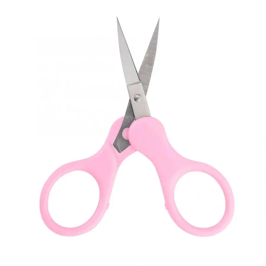 Makeup Scissors Eyebrow Eyelashes Scissors Stainless Steel Hair Trimming Beauty Makeup Tool Accessory Barber Scissors