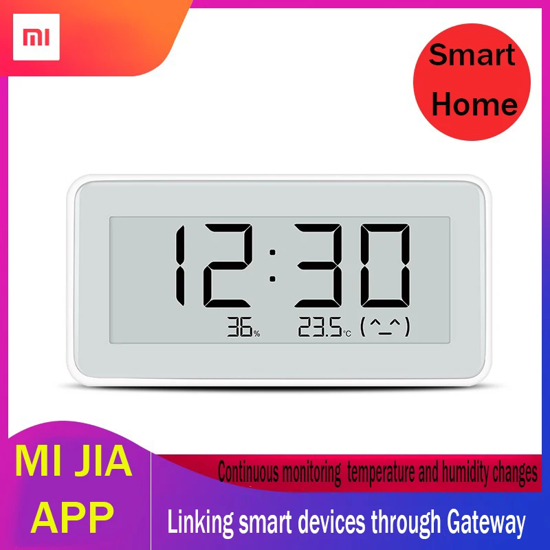 Умный гигрометр термометр Xiaomi Mijia BT4.0 беспроводные электрические цифровые часы
