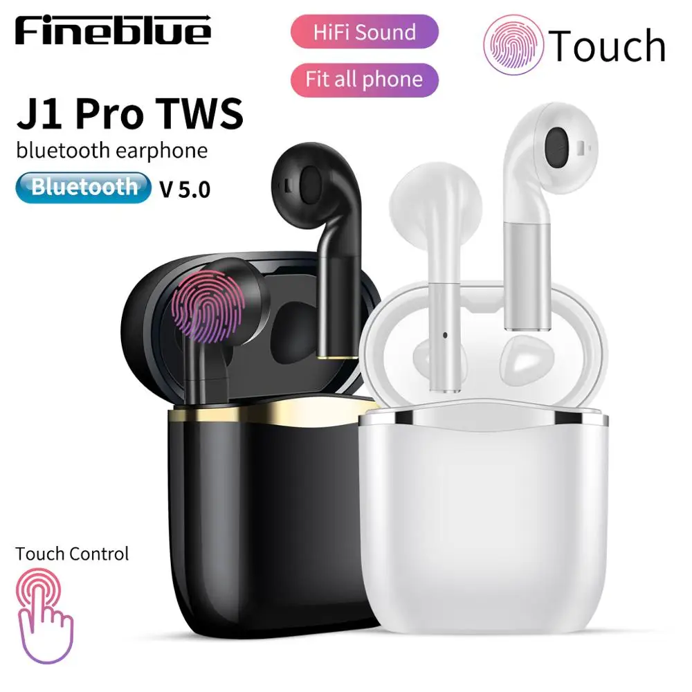 TWS-стереонаушники Fineblue J1 PRO с поддержкой Bluetooth и двойным микрофоном | Электроника