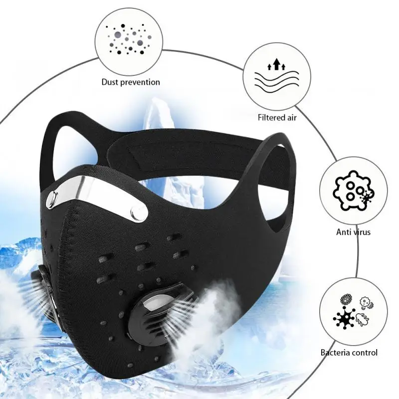 

Lot Reusable Cycling Anti-dust Half Face Mask Purifying Activated Carbon Filter New replaceable filter activated carbon cycling
