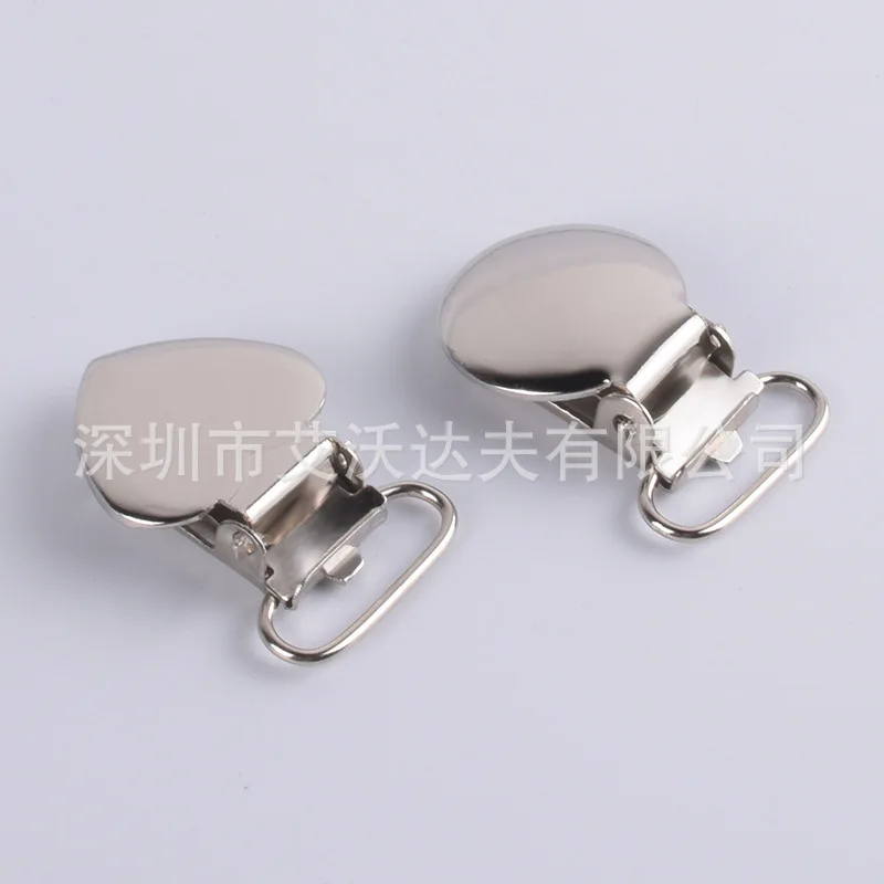 

Supply Peach Heart Duckbill Clip Back Suspension Clasp Heart Duckbill Buckle Strap Buckles bei dai jia Adjuster