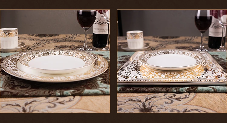 Европейская тарелка высокого качества керамические блюда десерт стейк хлеб столовые тарелки наборы блюдо кухонный Декор высокого класса
