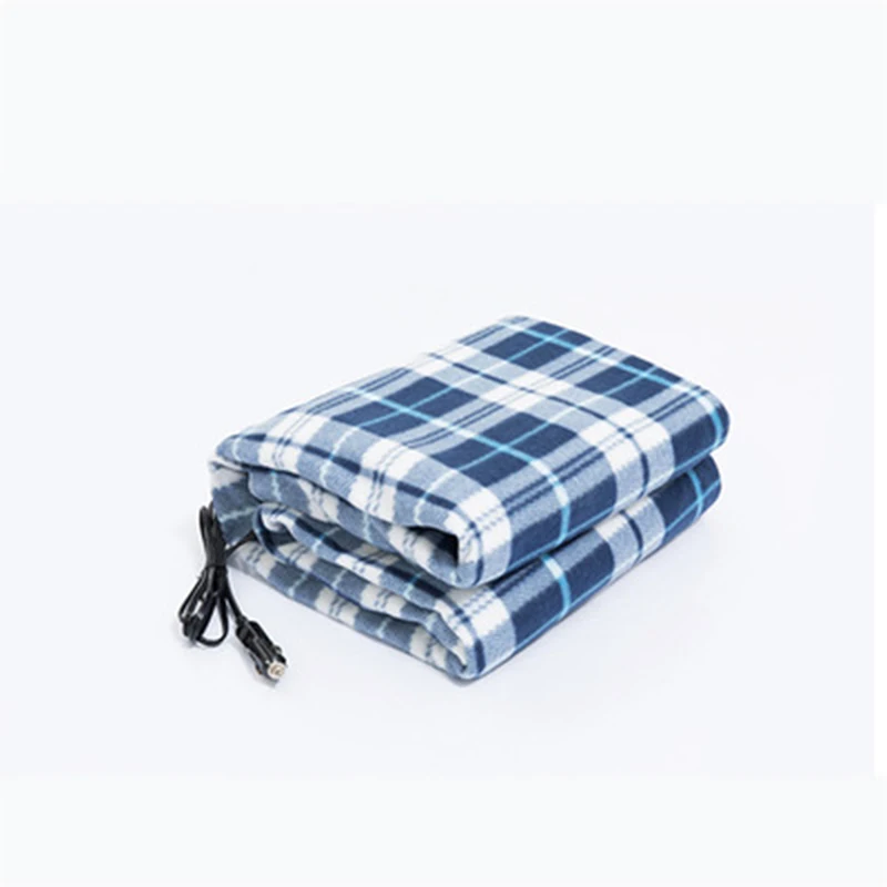 

Winter Electric Blanket Multifunction Solid Color Square Household Office Heating Blanket Heated Travel Throw For Car Warm
