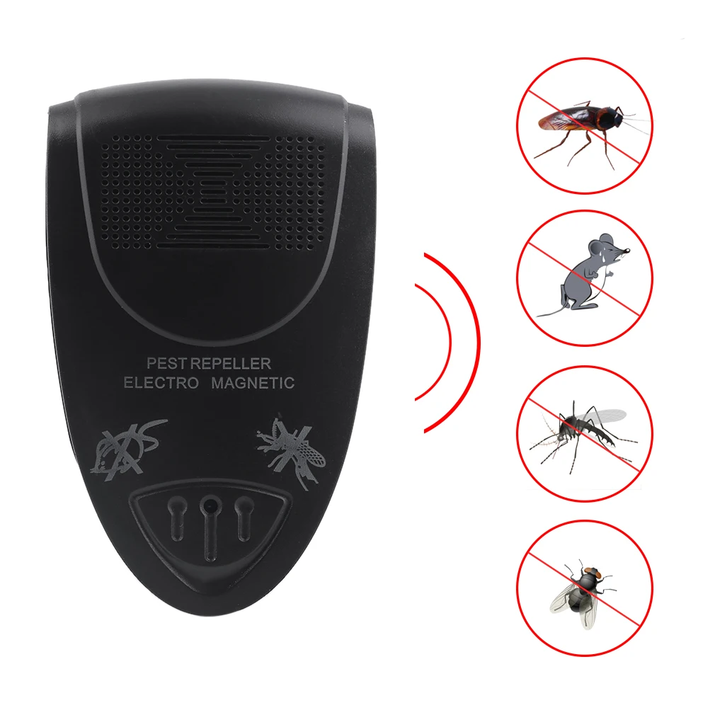 Mouse Repeller Electronic Cat Anti Mosquito Insect Repeller Rat Mouse Cockroach Pest Reject Repellent EU/US Plug