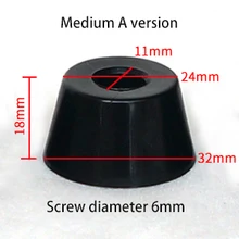  Stereo AUDIO Amplifier Rubber Foot Pad Machine Foot Speaker Stand Feet Foot Pad Spikes Cone Floor Foot Nail Shock Absorber 