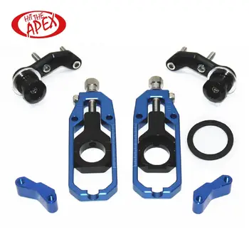 

For Kawasaki Ninja ZX-6R ZX6R 2005 2006 2007 2008 2009 2010 2011 2012 CNC Chain Tensioner Catena Adjuster with Spool Aluminium