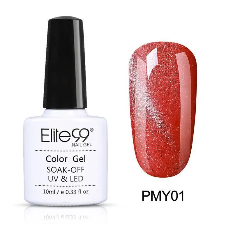 PMY01 Elite99 Magnetic Gel Nail Polish 10ml Wine Red Cat Eye Nail Art Gel Soak Off UV LED Gel Varnish Soak Off UV LED Nail Art Gel - Цвет: PMY01