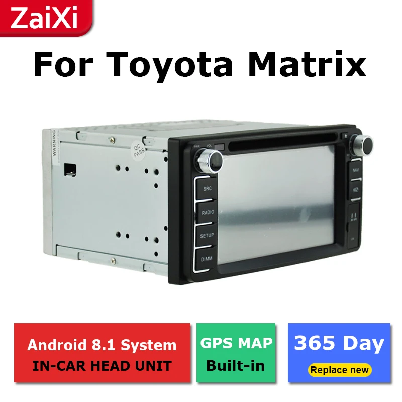 ZaiXi android автомобильный dvd GPS; Мультимедийный проигрыватель для Toyota Matrix 2002~ автомобильный dvd навигация Радио Видео Аудио