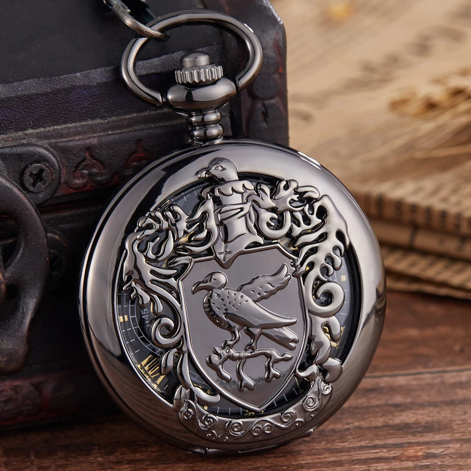mechanical watch 1 Винтажные Золотые механические карманные часы с лазерной гравировкой, часы с ручным подзаводом для мужчин и женщин, брелок для часов, цепочка, ожерелье, подвеска - Цвет: mechanical watch 1