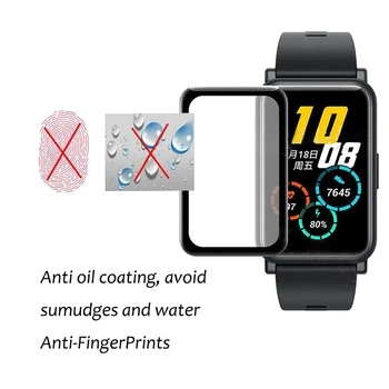 

3D Curved Full Edge Soft Protective Film Cover Protection For Huawei Watch Fit /Honor Watch ES Screen Protector Case 44*27mm