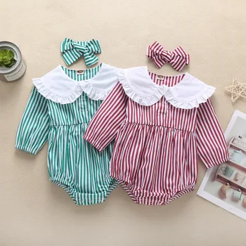 

Baby Clothes Romper Baby Winter Clothes New Born Long Striped Sleeve Kids Boys Jumpsuit Baby Girl Clothes Infant Onesie Costume