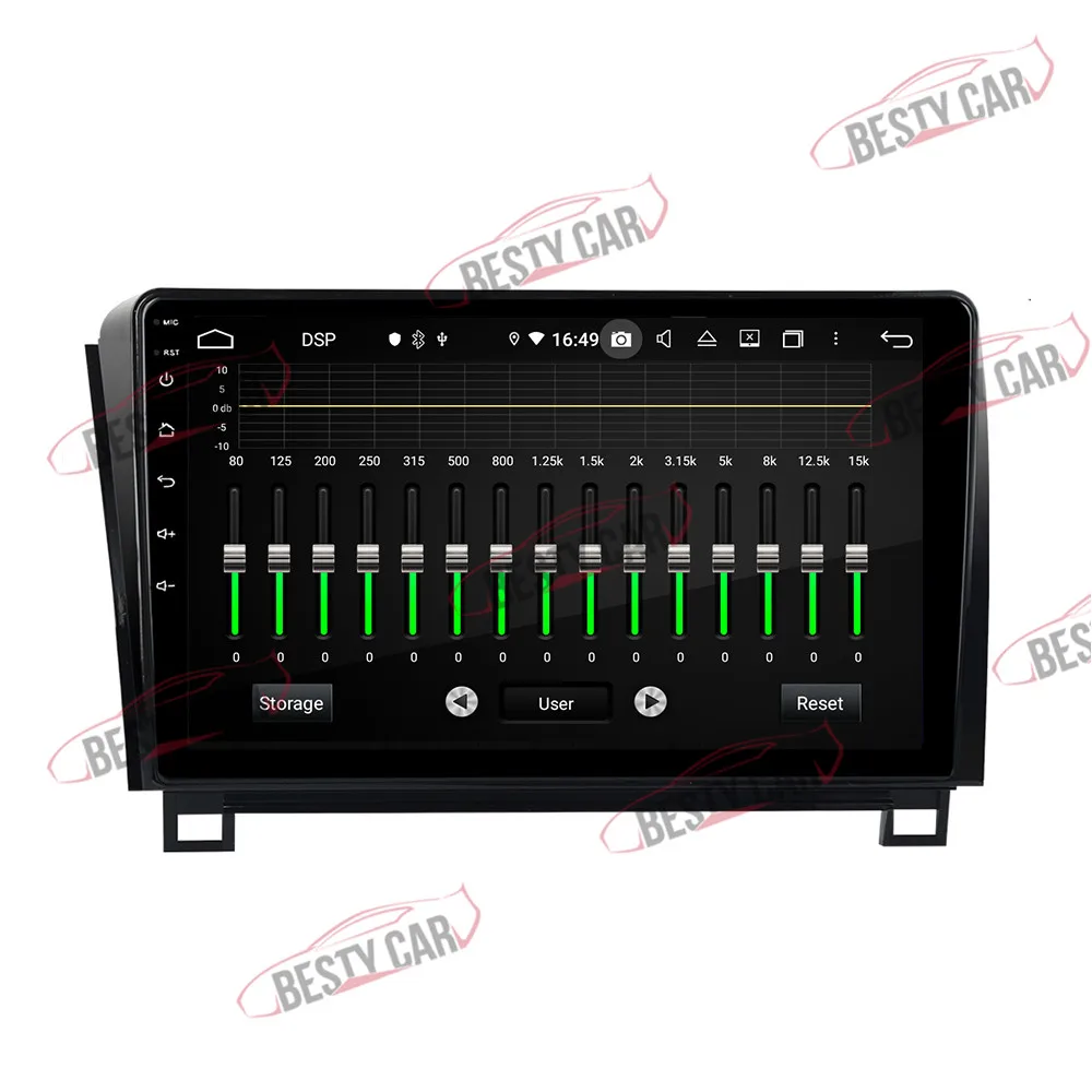 10," Android 9,0 Автомобильный мультимедийный плеер Радио стерео для Toyota Tundra 2007-2013 Sequoia 2008- gps навигация wifi MP3 DSP