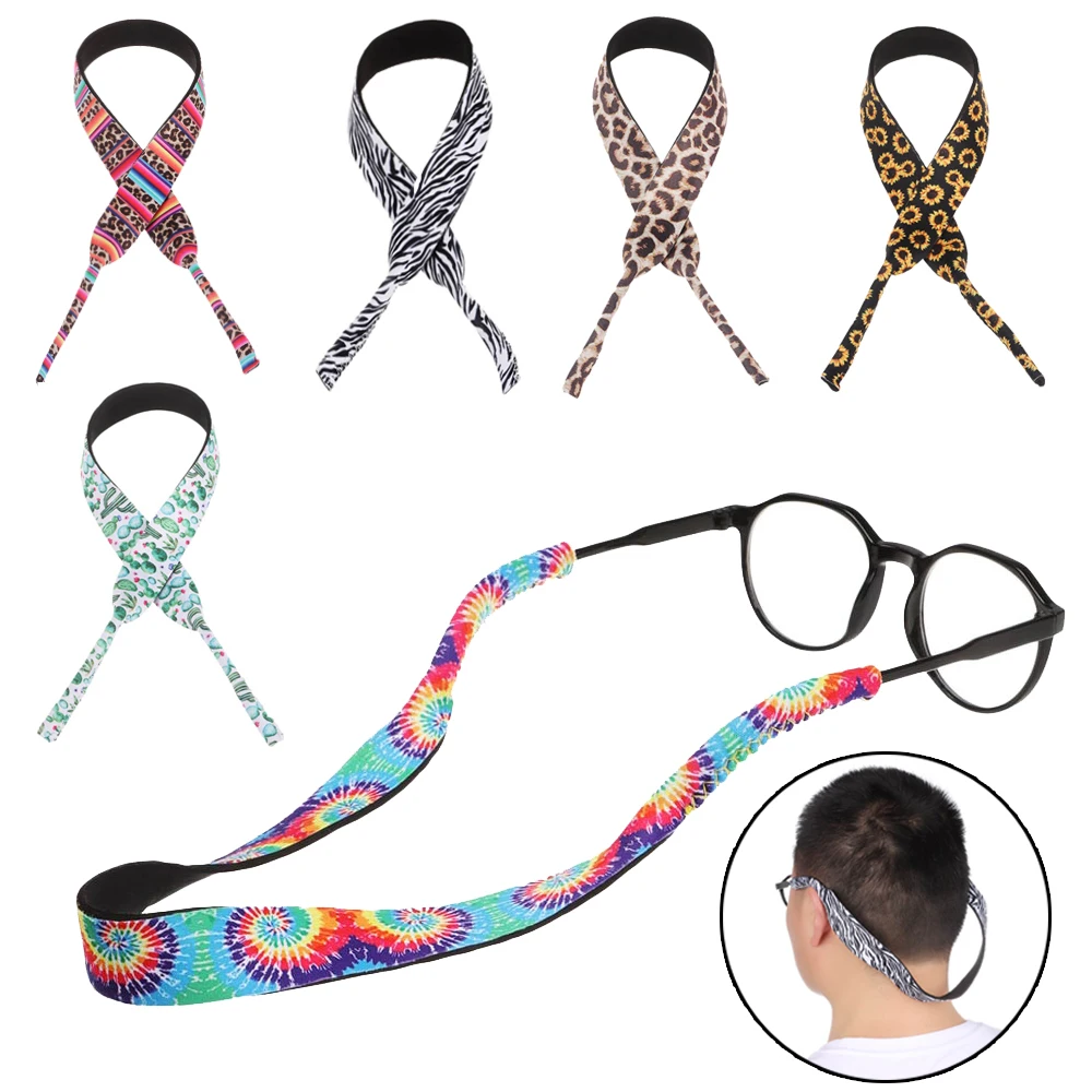 6 PCS Adjustable Sunglass Straps Soft And Durable Neoprene Floating