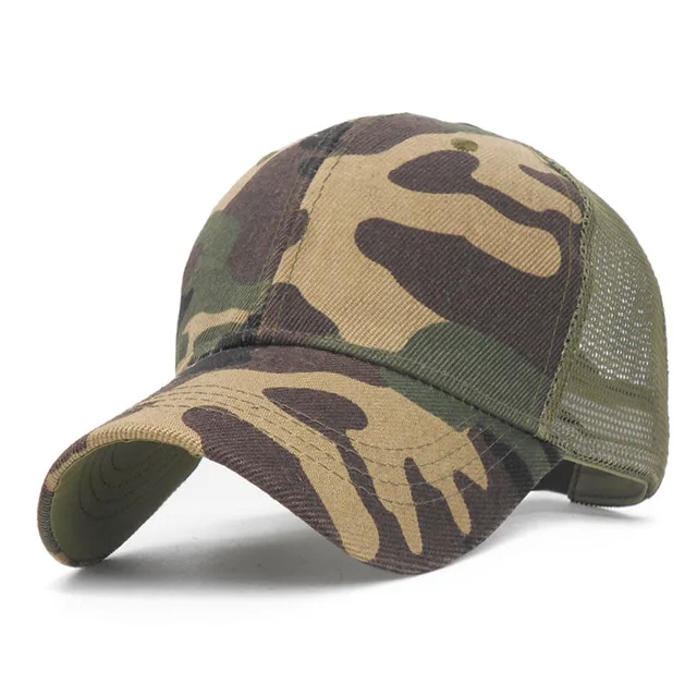 Mesh Camo 1 ACU, Цифровые мужские бейсболки, армейская тактическая камуфляжная кепка, уличная охотничья Кепка для джунглей, Бейсболка для женщин, кепка для отца - Цвет: Mesh Camo 1