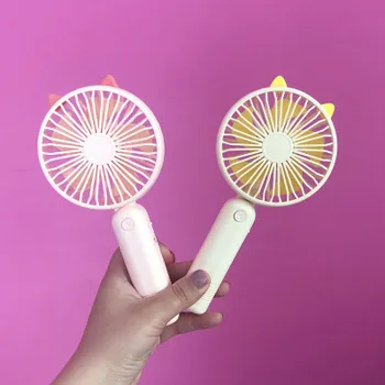 

2020 Hand Fan USB Rechargeable Foldable Handheld Mini Fan Cooler 3 Speed Adjustable Cooling Fan for Outdoor