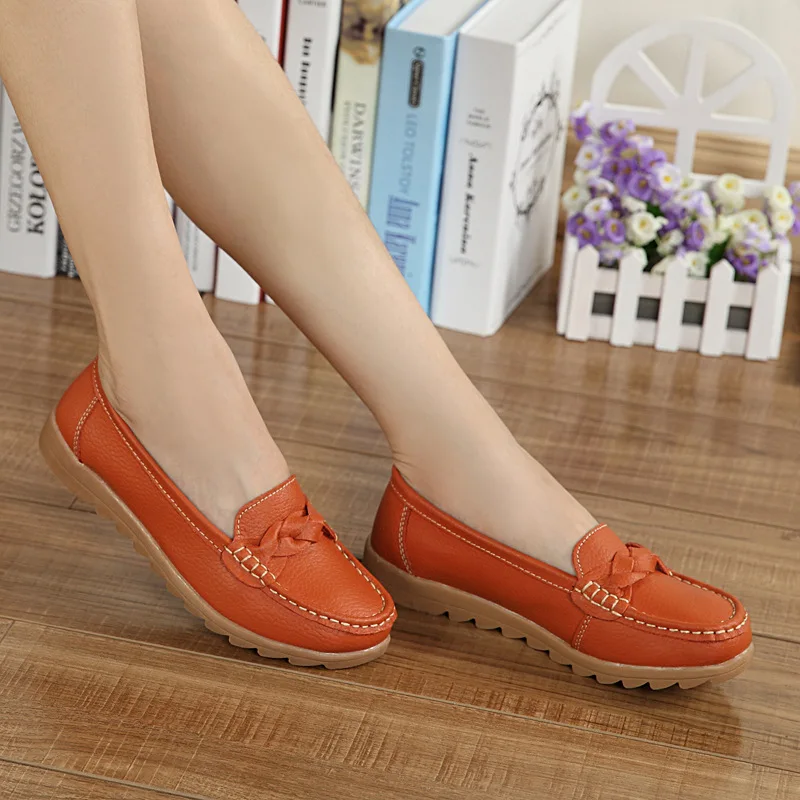 

WOMEN'S Flat Shoes Soft Bottom Casual Shoes Breathable Mom Shoes Rubber Sole Nurse Shoes Comfortable Work WOMEN'S Shoes