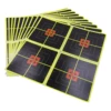 10-Sheet Shooting Targets - 10 Inch Self Adhesive Paper Reactive  Stickers - Great for All , Rifles, Pistols, 3