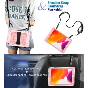 

Portable Tablet Shockproof Protective Case Cover Tablets Holder with Shoulder Strap Dropproof VH99