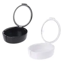 Зубной Протез Ложные зубы коробка стоматологический ортодонтический фиксатор чехол для хранения Mouthguard контейнер с зеркалом 72XF