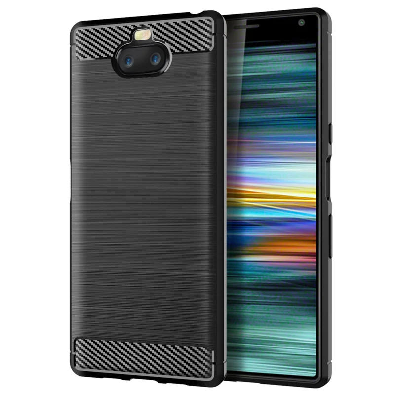 

Carbon Fiber Case For Sony Xperia XZ4 XZ1 Compact XZ3 XZ2 Premium XA3 XA2 Ultra XA1 10 Plus Cases for Sony Xperia 20 2 L3 L2 L1