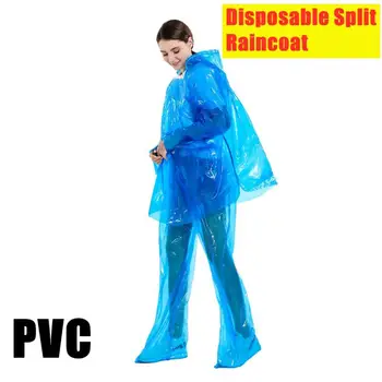 1/5/10/20/30pcs Disposable Split Raincoat Rain Pants Suit Dustproof Waterproof Anti-dirty Disposable Full Protective Raincoat 1