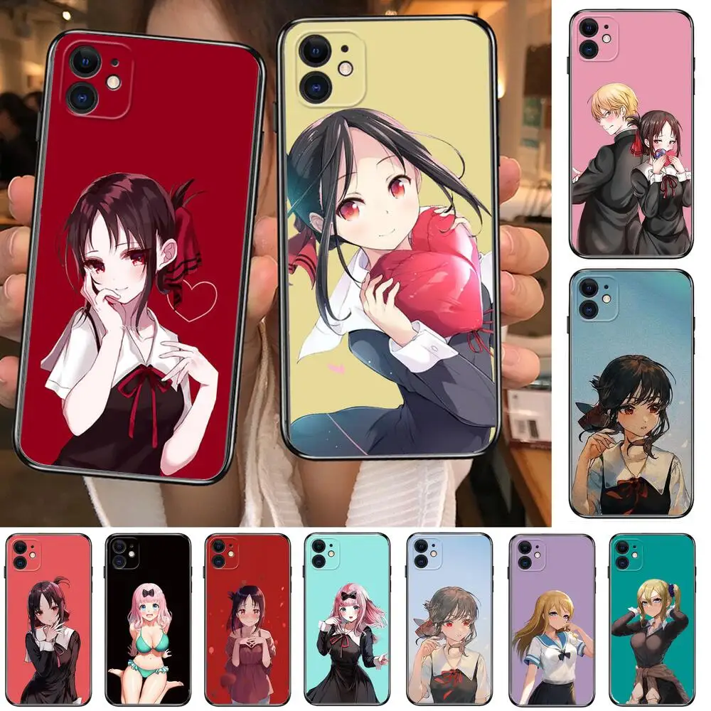 Kaguya-sama: Love Is War Phone Cases For iphone 11 Pro Max case 12 8 PLUS 7 6S XR X XS mini mobile cell wom | Мобильные телефоны и