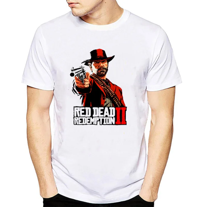 

New Edition Wilderness Bodyguard 2 Red Dead Redemption2 Short Sleeve tshirt off white t-shirt male shirt mens tee tops
